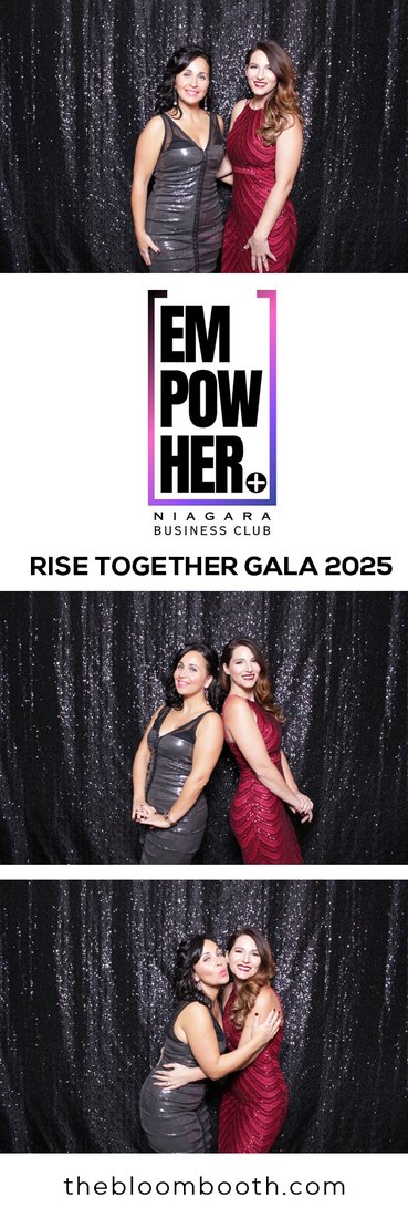 Branded 2x6 print strip for the EmpowHER Rise Together Gala